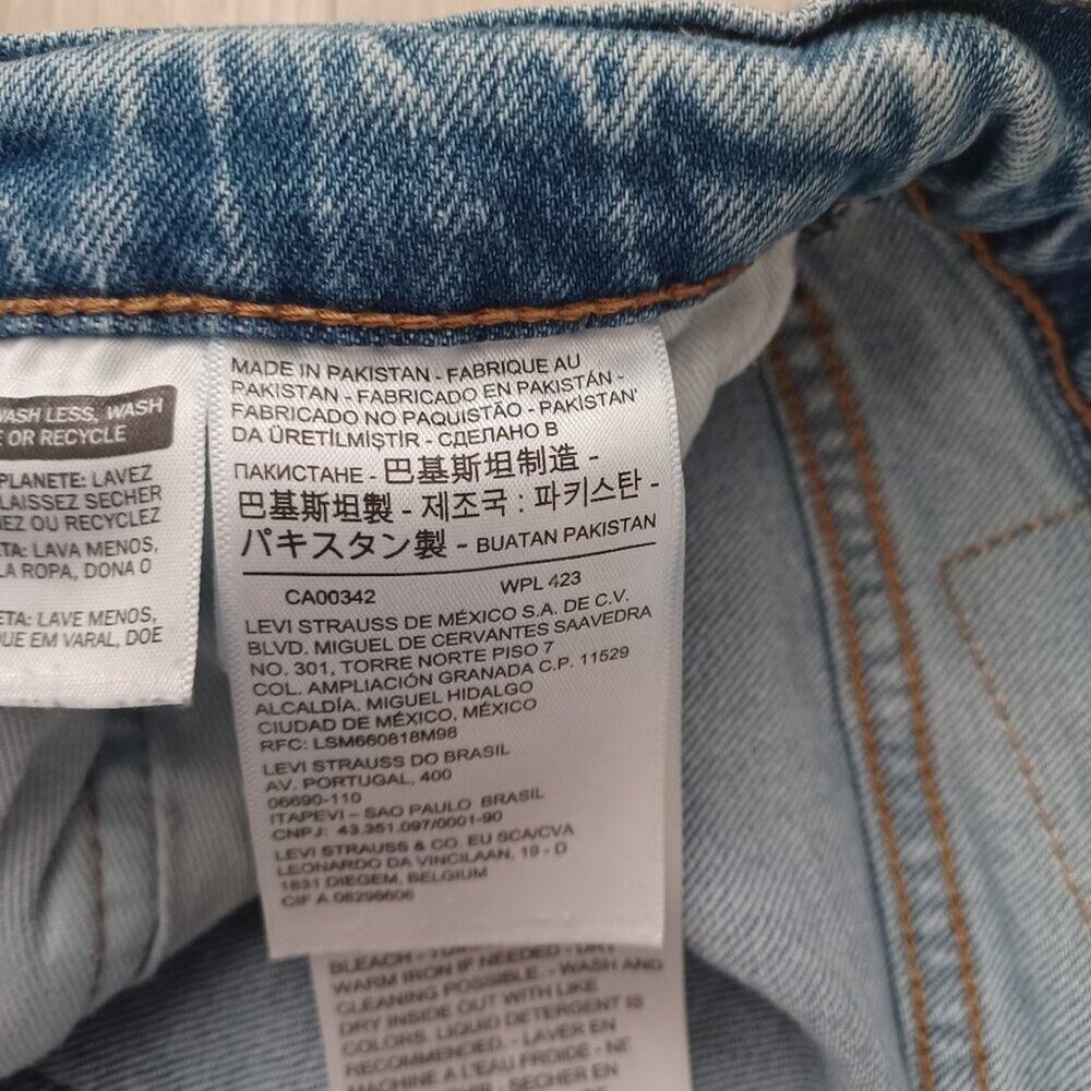 Vintage 90s Levi's 512 Straight Leg Jeans Light Wash Size 30x30 EVC - Picture 12 of 14